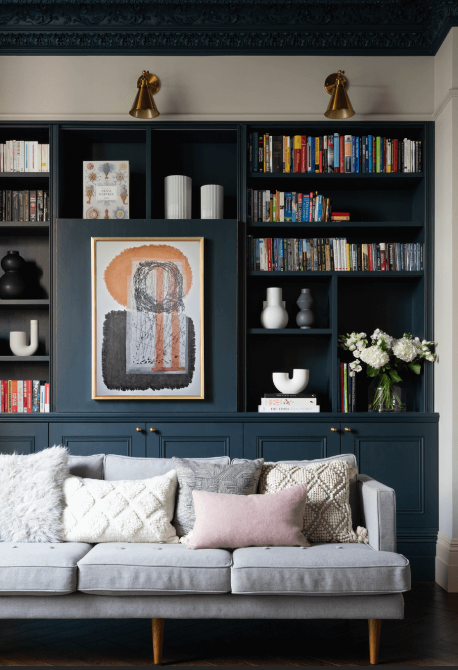 10 Navy And Grey Living Room Ideas You Can't Miss!