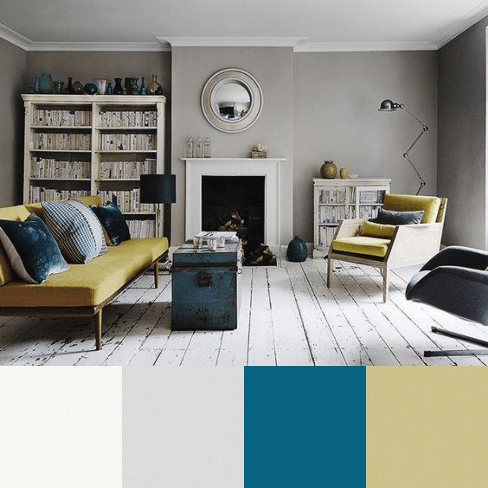 neutral scheme for living room